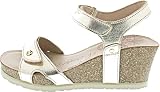 Panama Jack Women's Julia Shine Wedge Sandal, Oro B003