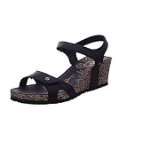 Panama Jack - Julia Basics, Sandalia con Pulsera Mujer, Negro