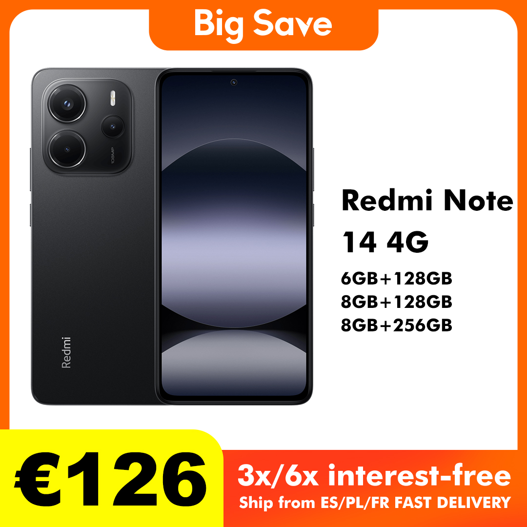 Xiaomi Redmi Note 14 4G 6GB/128GB 8GB/128GB 8GB/256GB Versión NFC/SinNFC