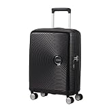 American Tourister Soundbox - Spinner S Expandible Maleta de Cabina, 55 cm, 35.5/41 L, Negro (Bass