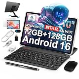 Tablet TECLAST P30T de 10" Android 16 con 10 Accesorios, 12GB RAM+128GB ROM, 2GHz Octa-Core CPU