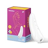 Satisfyer Curvy 1 Connect App succionador de clítoris con ondas de presión, vibración adicional