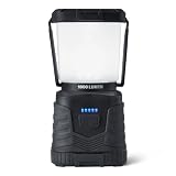 Amazon Basics Linterna de Camping LED con 4 Modos de Luz - Lámpara Portátil 1000 Lúmenes con