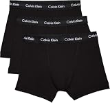 Calvin Klein Cotton Stretch trunks pack de 3 negro (21-09)