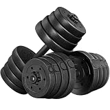 Yaheetech mancuernas ajustables 2x15 kg