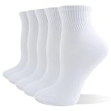 Wamicu calcetines tobilleros blancos 5 pares