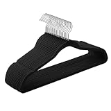 SONGMICS perchas de terciopelo juego de 20
