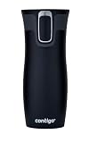 Contigo Vaso Térmico Antigoteo West Loop Autoseal, 470 ml, Negro (matte Black)