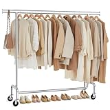 SONGMICS burro de ropa con ruedas