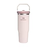 Stanley 1913 Flip Straw Botella Agua con Pajita 0.89L - Rose Quartz