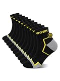 ZFSOCK calcetines de trabajo negros cortos