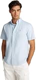 Tommy Hilfiger camisa Flex popelin azul