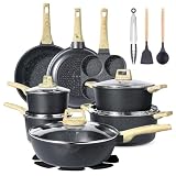 GiPP juego de 22 piezas sartenes ceramicas