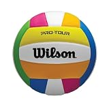 Wilson Pro Tour - Balón de Voleibol Interior, Multicolor, tamaño Oficial