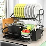 Escurreplatos de 2 niveles para cocina