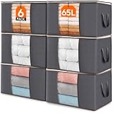 Lifewit bolsas almacenaje ropa 65L (6 uds)
