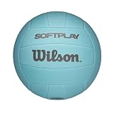 Wilson Balón Vóley-Playa AVP Soft Play Azul, Talla Oficial