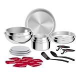 Tefal Ingenio Comfort Max batería 8 piezas con mango extraíble