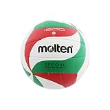 Molten VM1500 Balón de Voleibol White/Green/Red 5