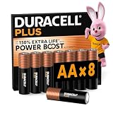Duracell Plus pilas alcalinas AA pack de 8