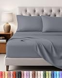 Utopia Bedding juego de sábanas 4 piezas 150x200 gris (2)