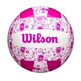 Wilson Balón Voleibol STAMP, Morado/Blanco, Talla Oficial