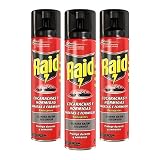 Raid spray insecticida pack 3x400 ml